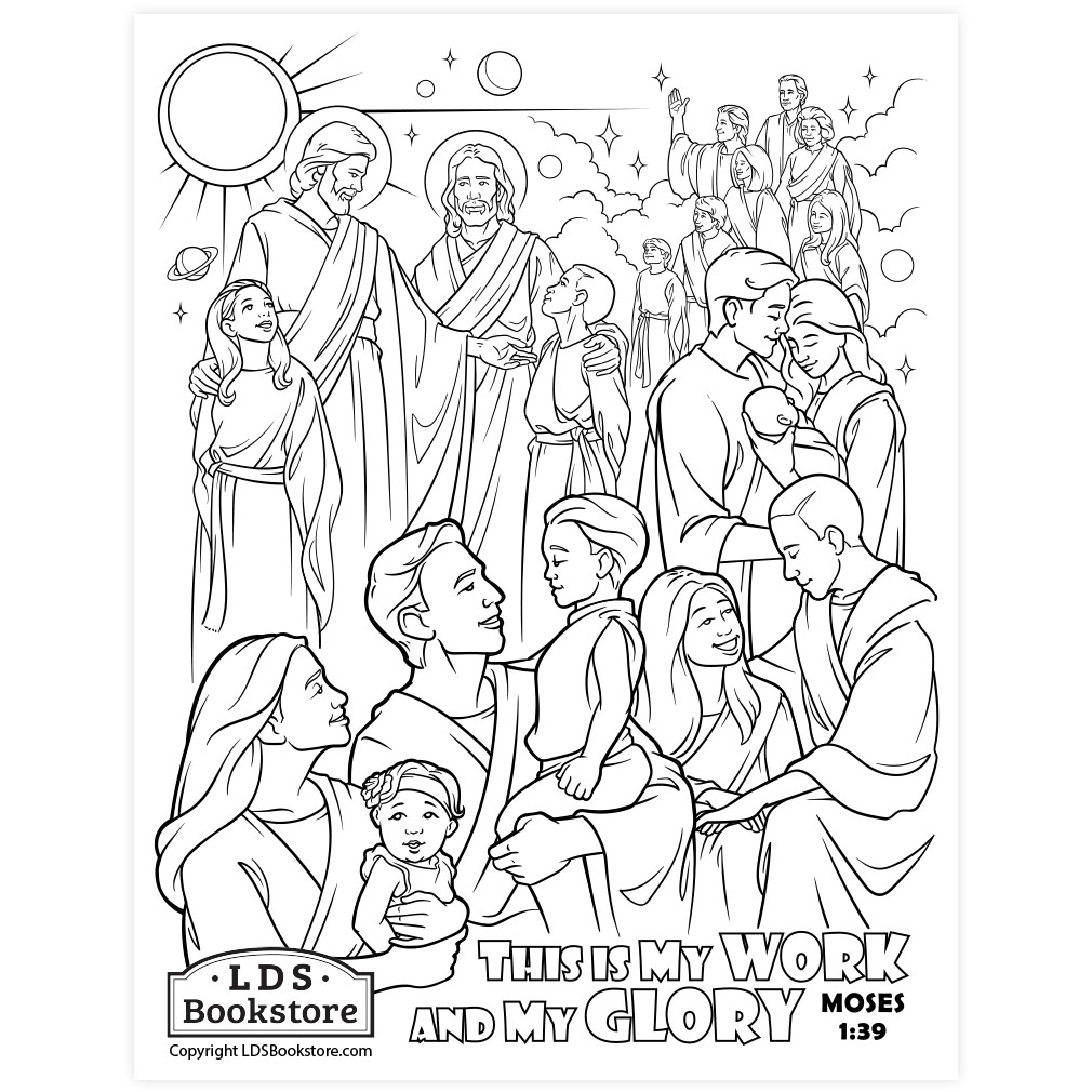 My Work and My Glory Coloring Page - Printable