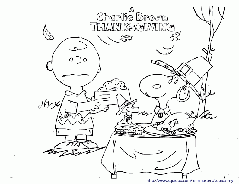 Lines Printable Charlie Brown Thanksgiving Coloring Pages, Course ...