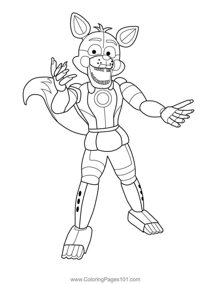 Lolbit FNAF Coloring Page | Fnaf ...