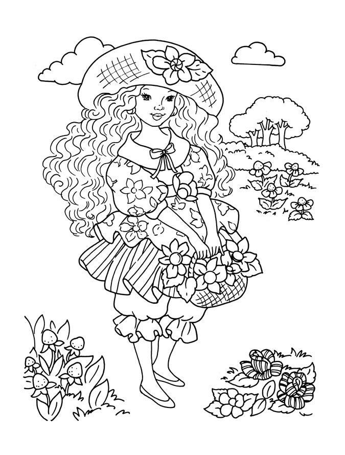 Peppermint Rose Coloring Pages ...