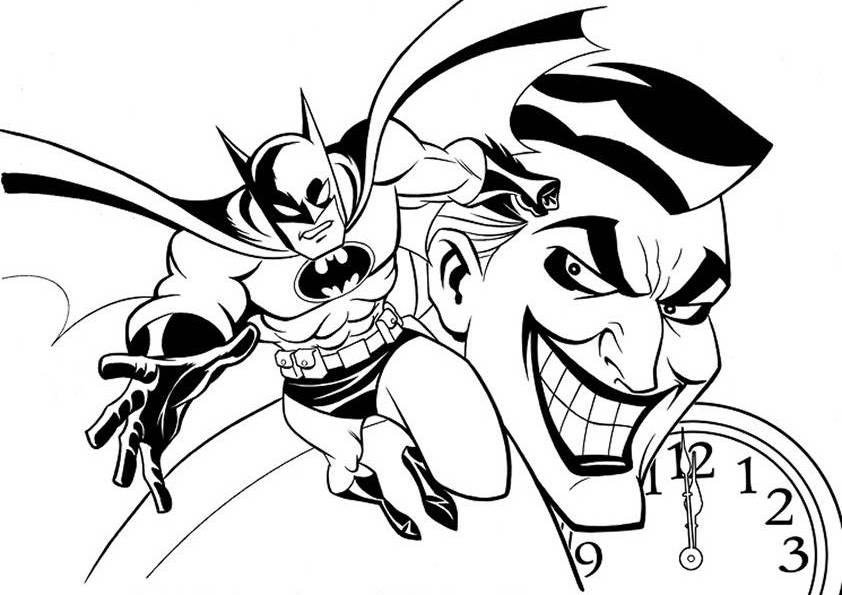Print Coloring Pages Batman And Joker or Download Coloring Pages ...
