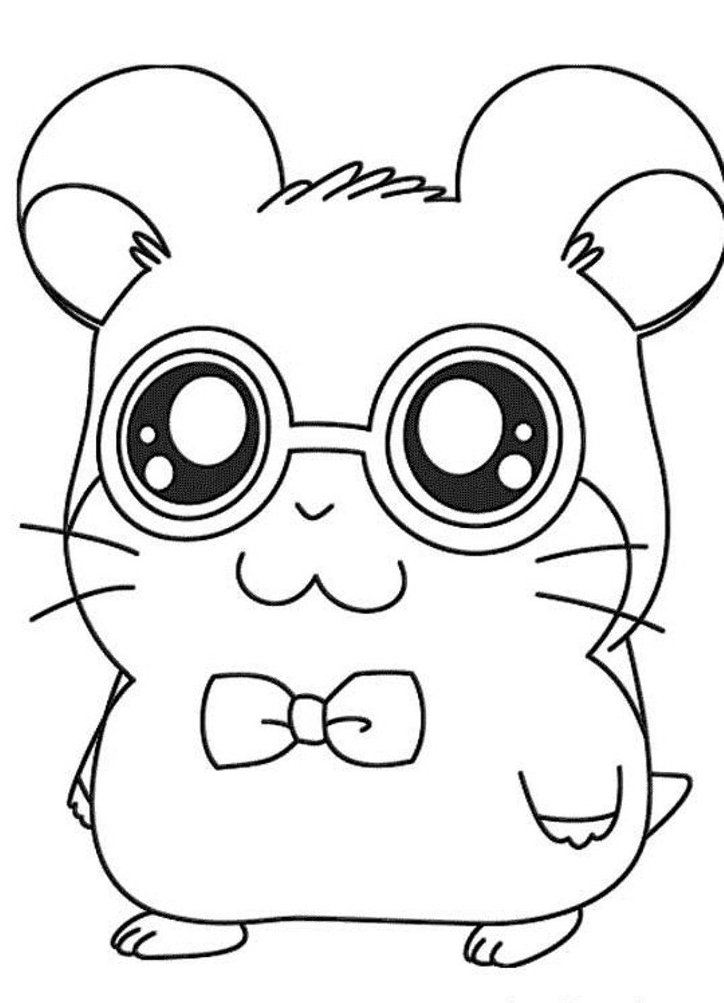 Dexter Hamtaro Coloring Pages | Cartoon Coloring pages of ...