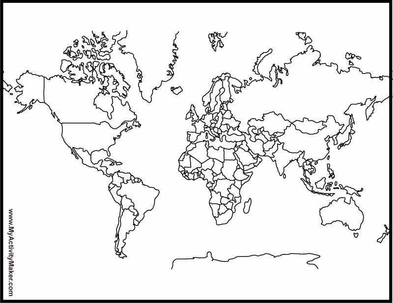 world map coloring page ~ Justin Bieber Picture 2011