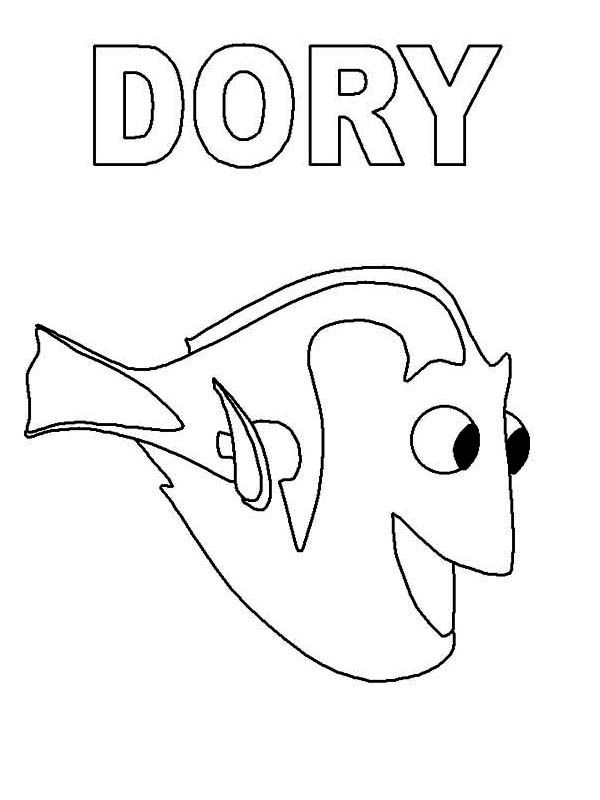 Dory Coloring Pages Finding Nemo | Cooloring.com