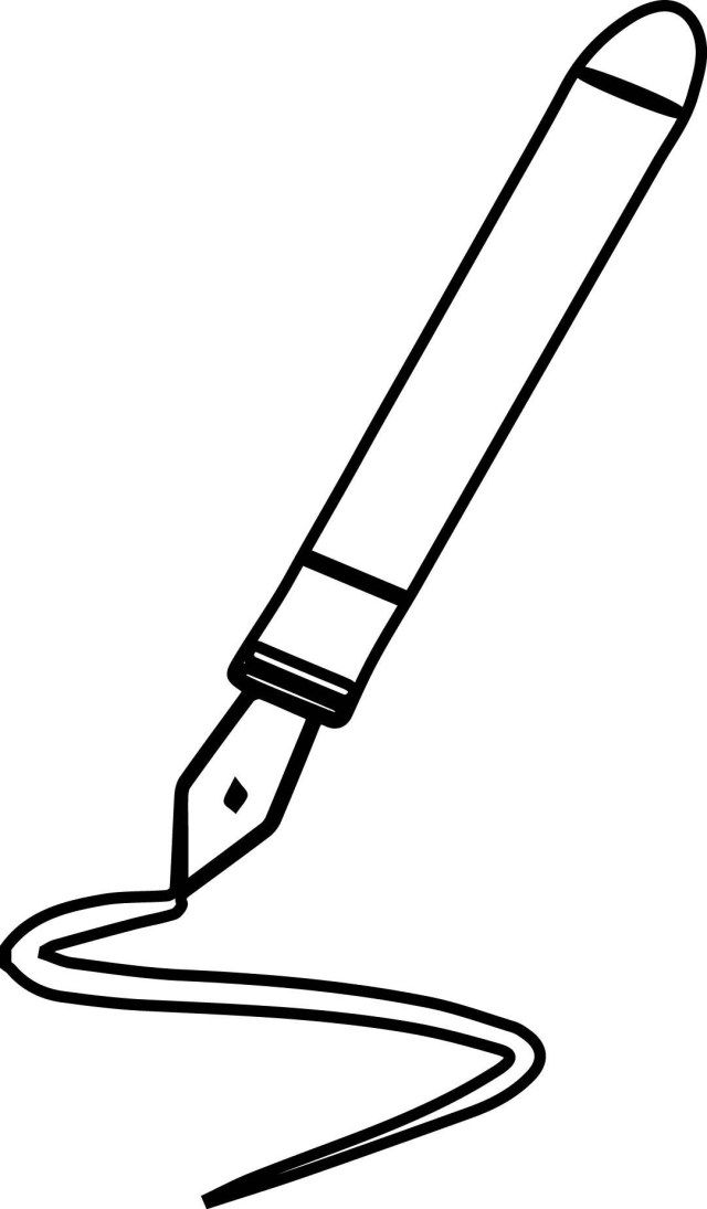 Amazing Picture of Pencil Coloring Page - entitlementtrap.com