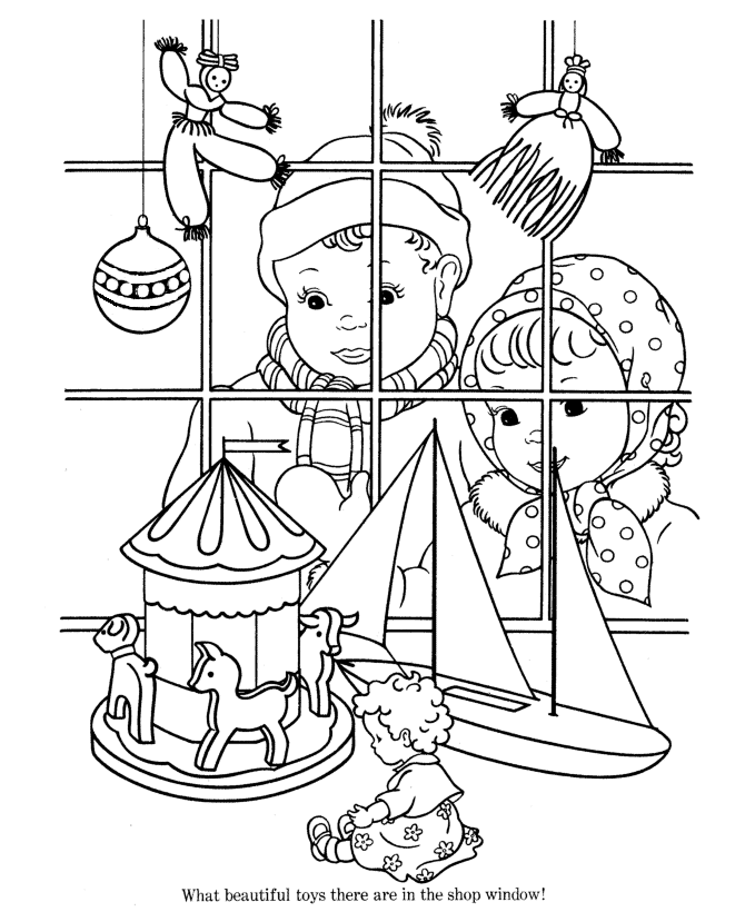 BlueBonkers : Christmas Theme Coloring pages - 6