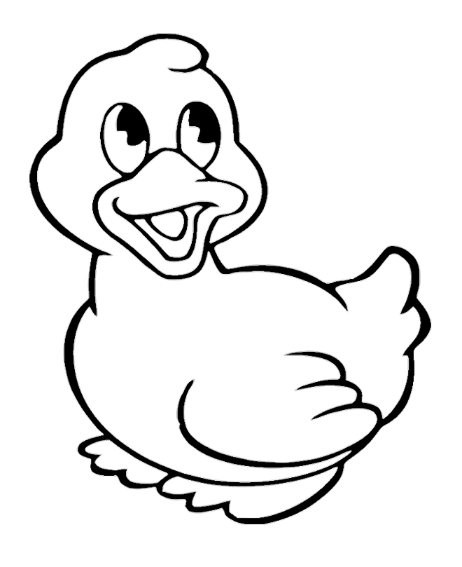 Cartoon Baby Duck Coloring Pages - Get Coloring Pages