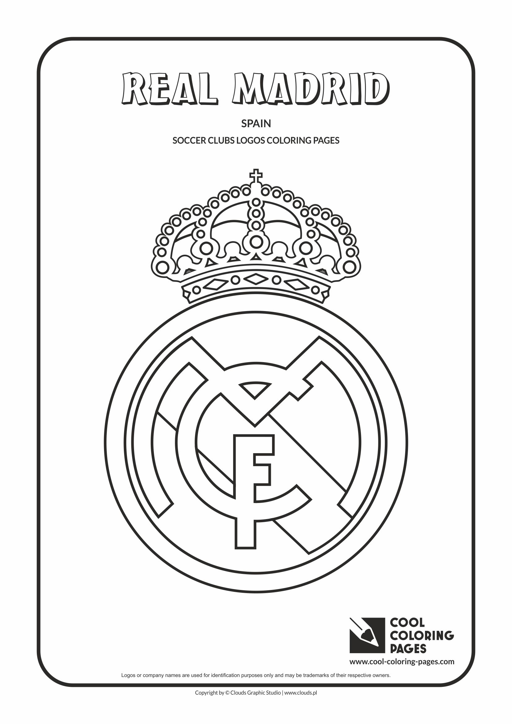 Cool Coloring Pages Soccer clubs logos - Cool Coloring Pages | Free  educational coloring pages and activities for kids