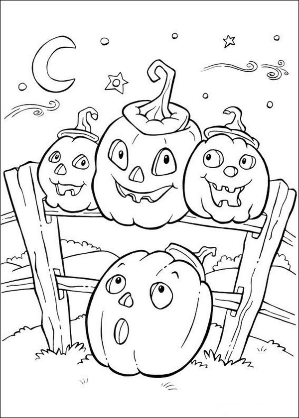 20 Fun Halloween Coloring Pages for Kids