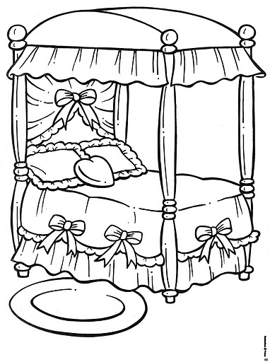 bed - free coloring pages | Coloring Pages