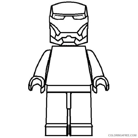 lego iron man coloring pages for kids Coloring4free - Coloring4Free.com