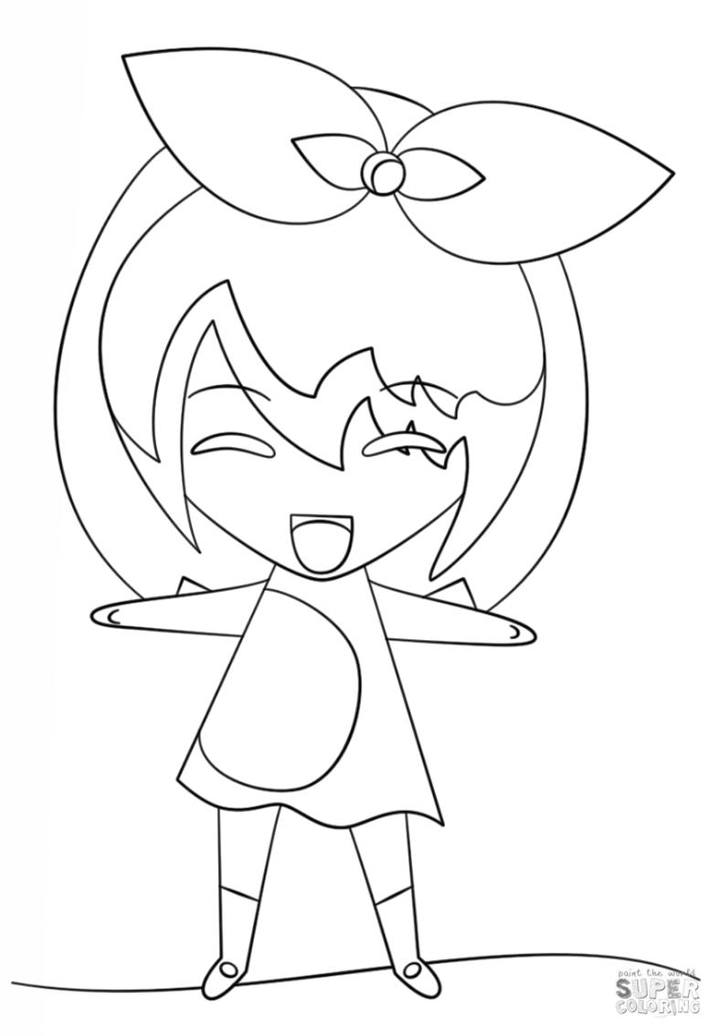 Get This Kawaii Anime Girl Coloring Pages !