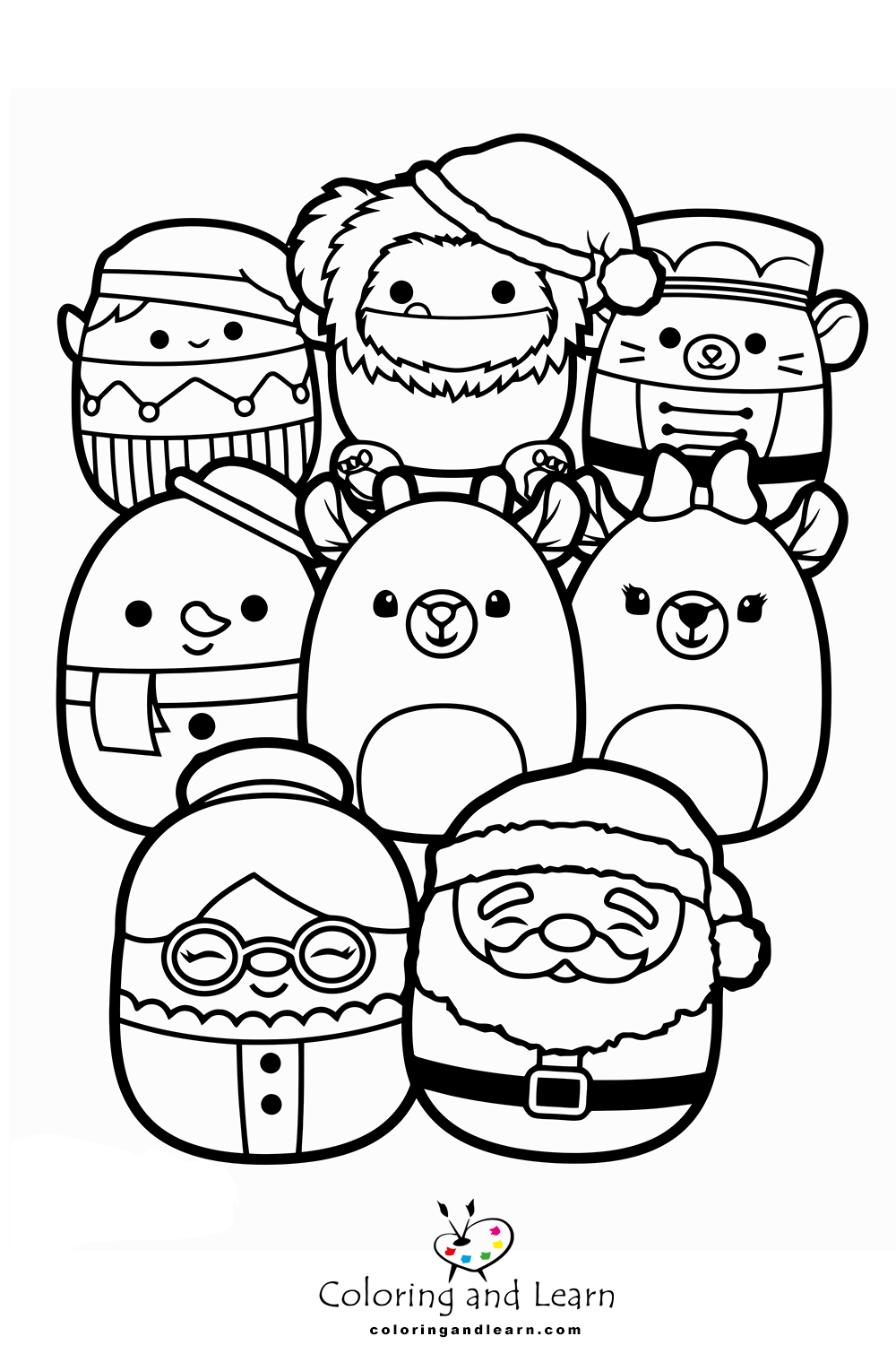 Squishmallows Coloring Pages (2023) - Coloring and Learn