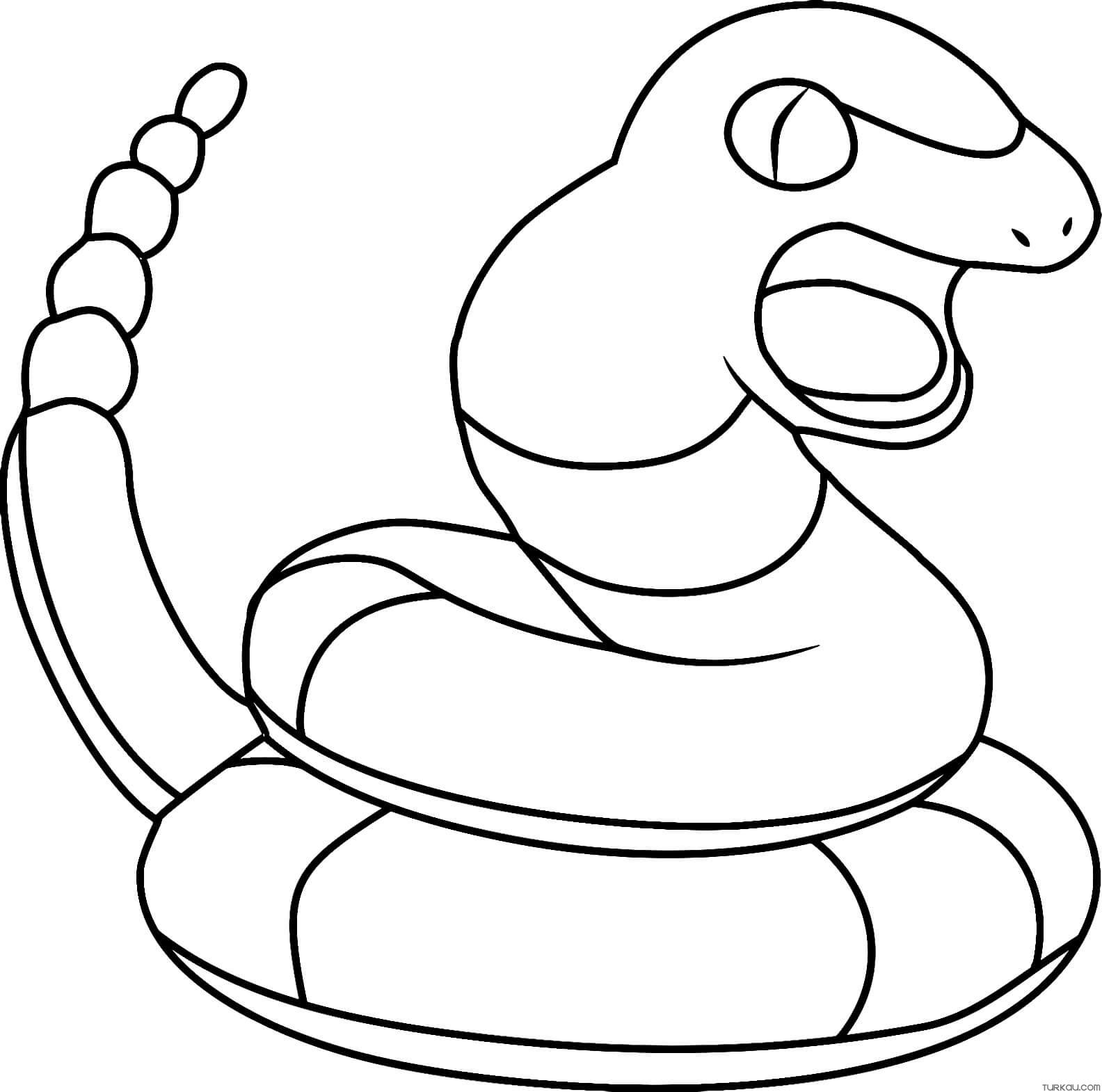 Ekans Coloring Pages Coloring Nation