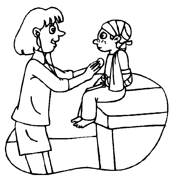 Coloring Page - Sick coloring pages 6