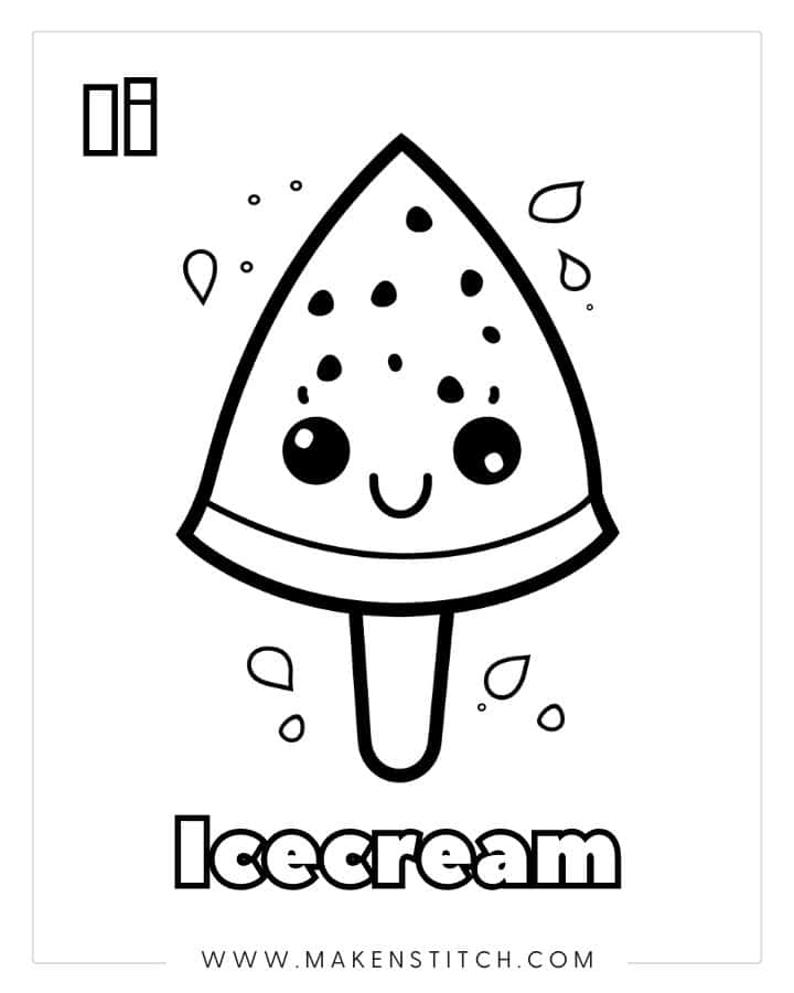 Ice Cream Coloring Pages for Kids and ...