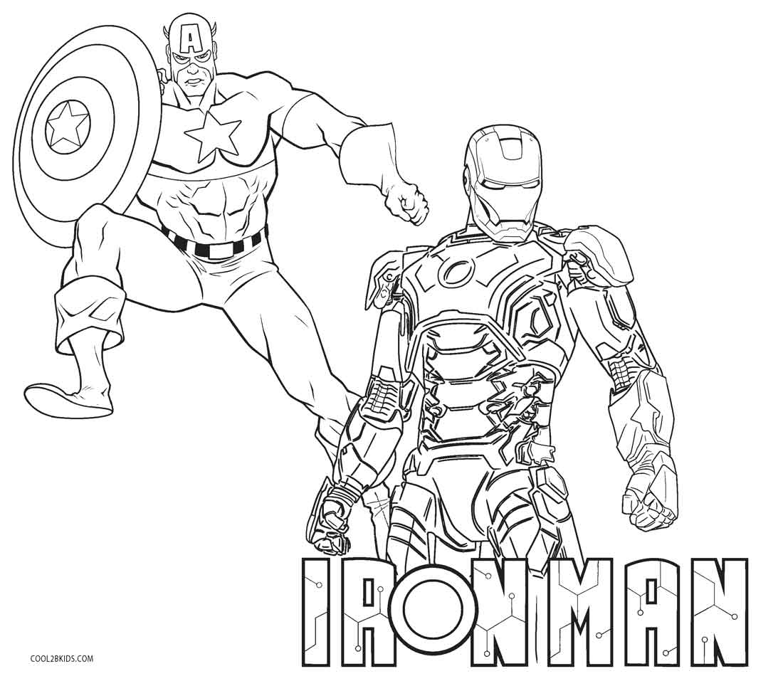 Free Printable Iron Man Coloring Pages For Kids