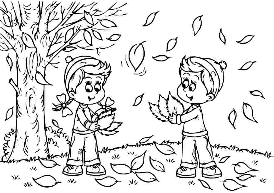 Seasons Coloring Pages For Kindergarten - High Quality Coloring Pages