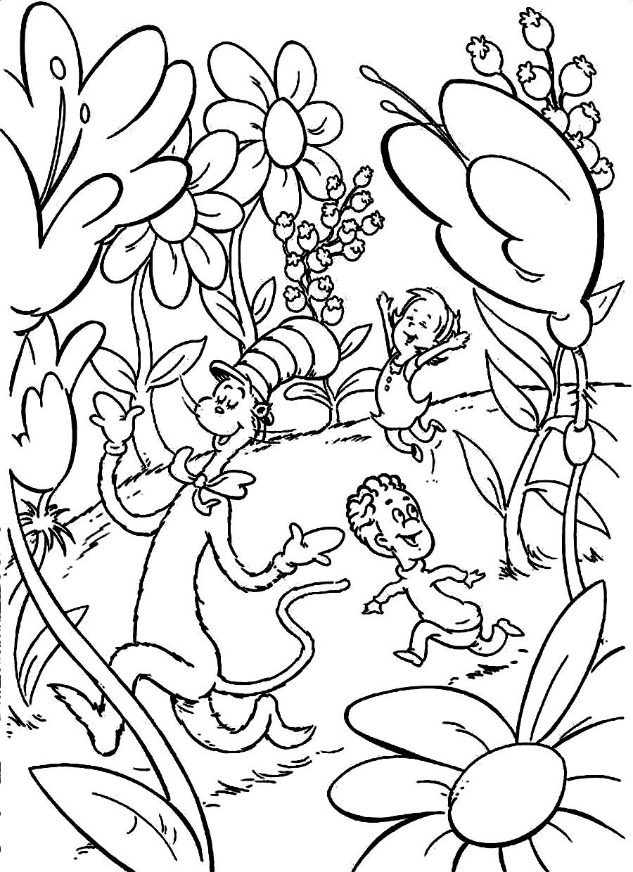 Dr Seuss Coloring Pages - GetColoringPages.com