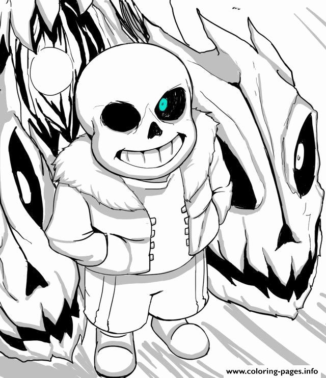 Sans And Papyrus Coloring Pages at GetDrawings | Free download