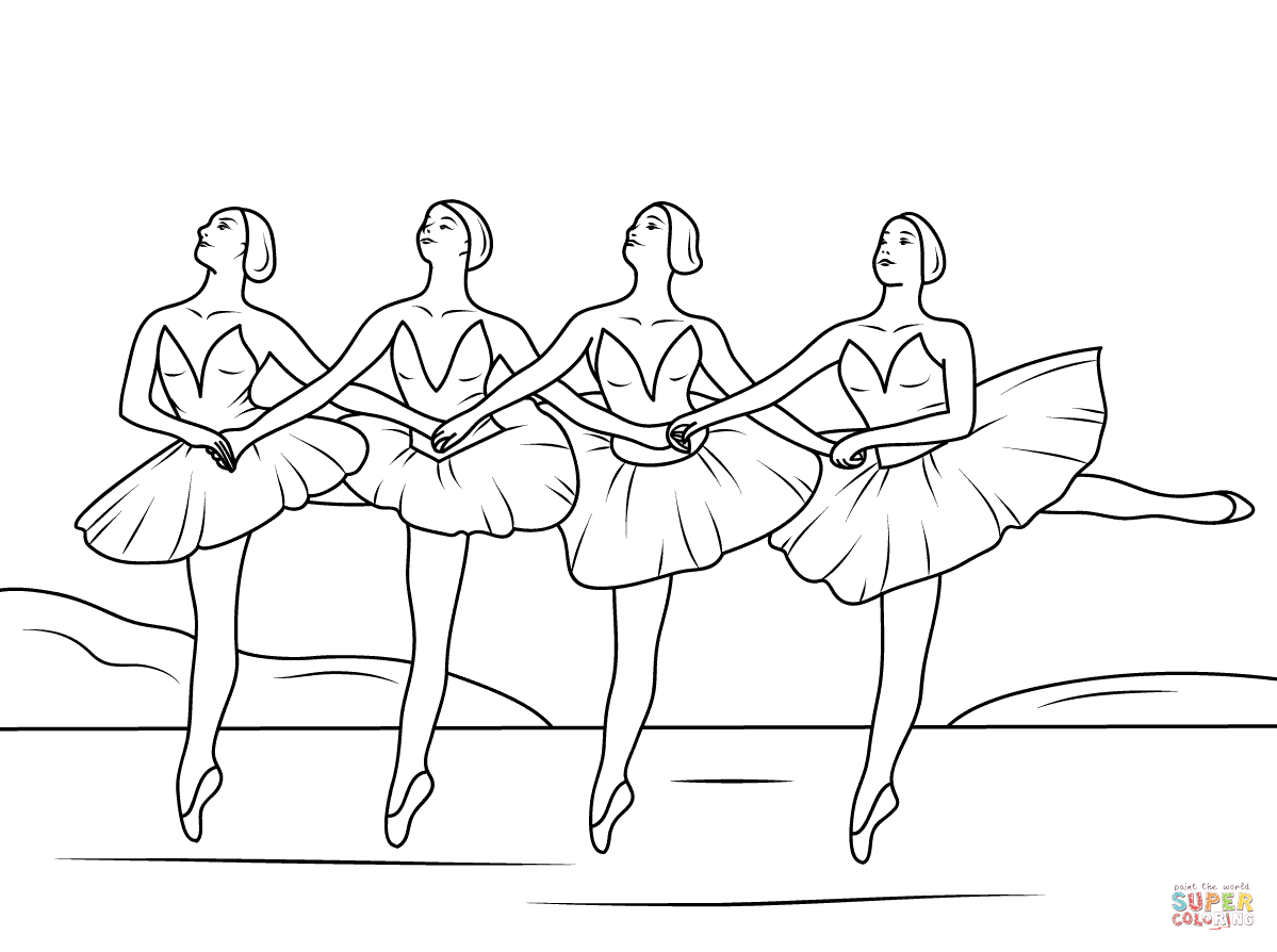 Ballet Coloring Page - Coloring Pages For All Ages