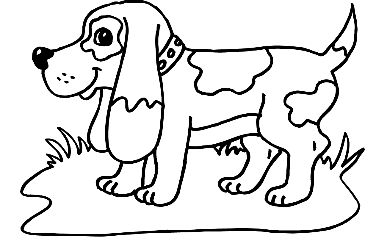 Boy And Puppy Coloring Pages - Coloring Pages For All Ages