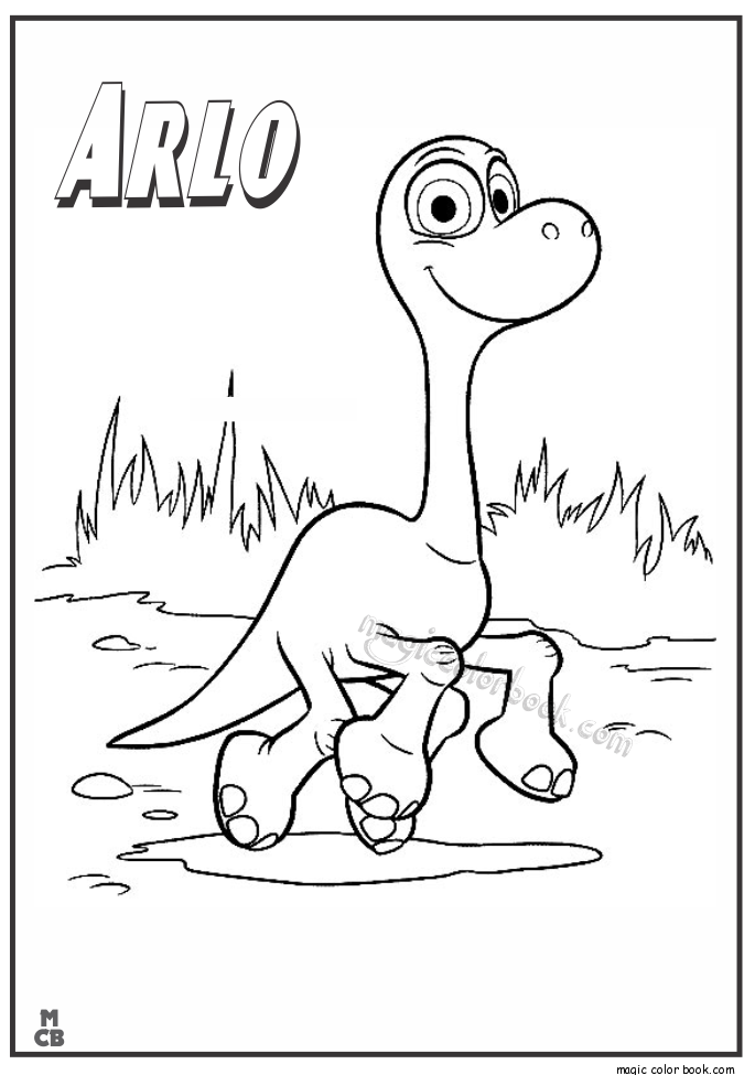 Good Dinosaur Coloring Pages arlo