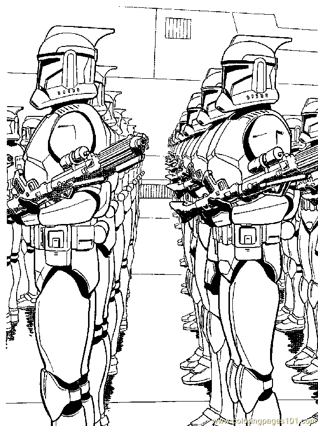 Star Wars Clone Coloring Pages Free - High Quality Coloring Pages
