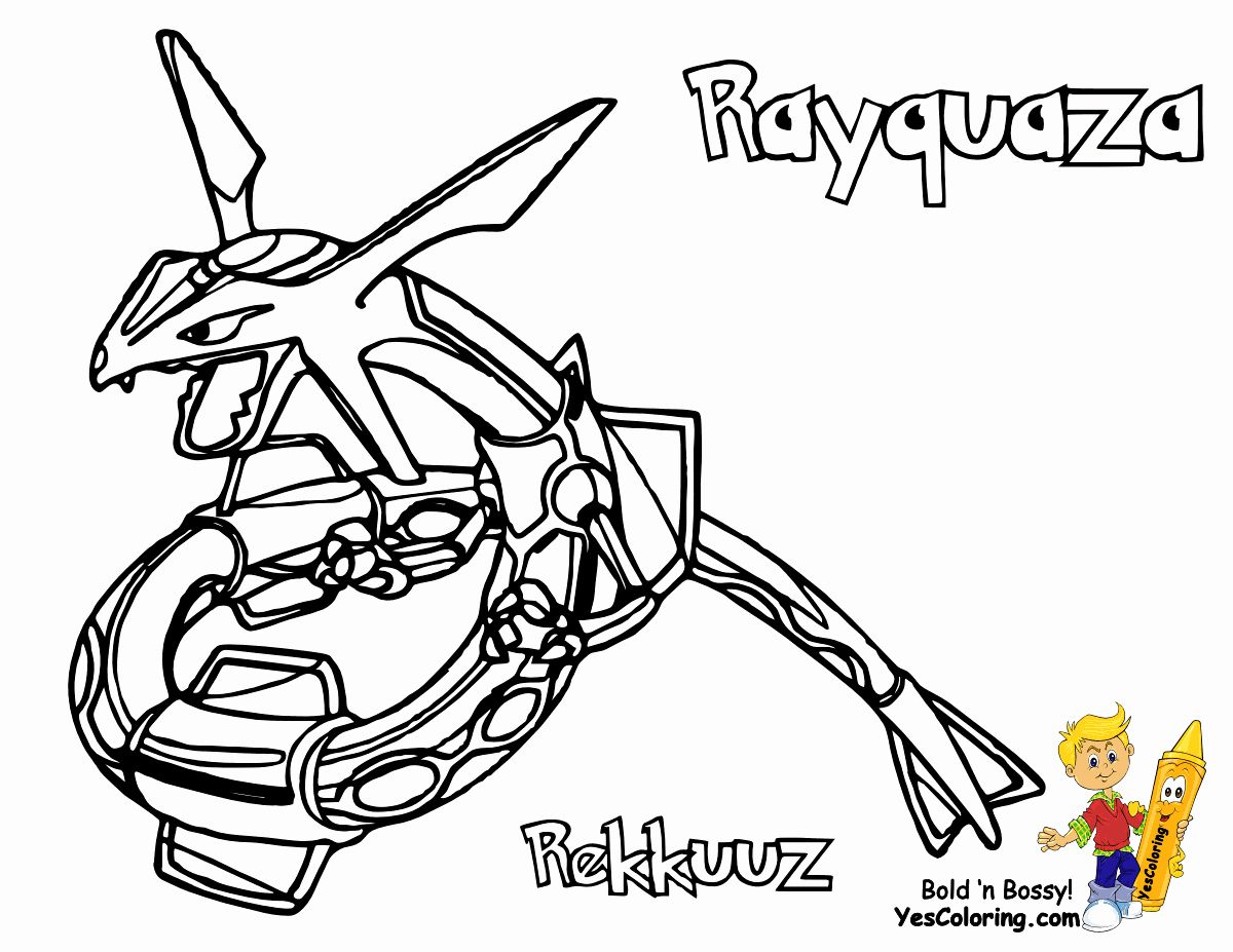 Mega Rayquaza Coloring Page Best Of S Bild Galeria Pokemon Mega ...
