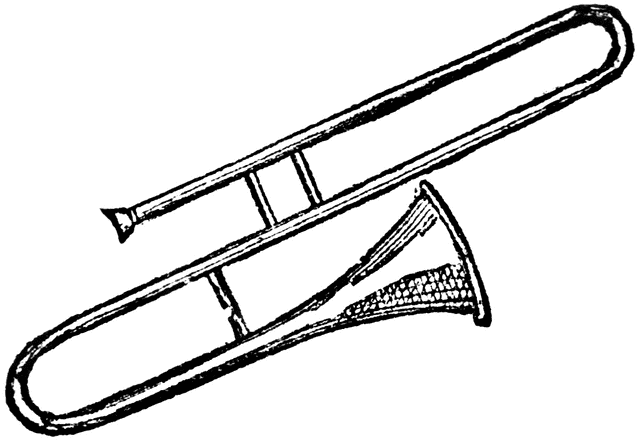 Trombone Coloring Pages - Best Coloring Pages For Kids | Trombone, Coloring  pages for kids, Clip art