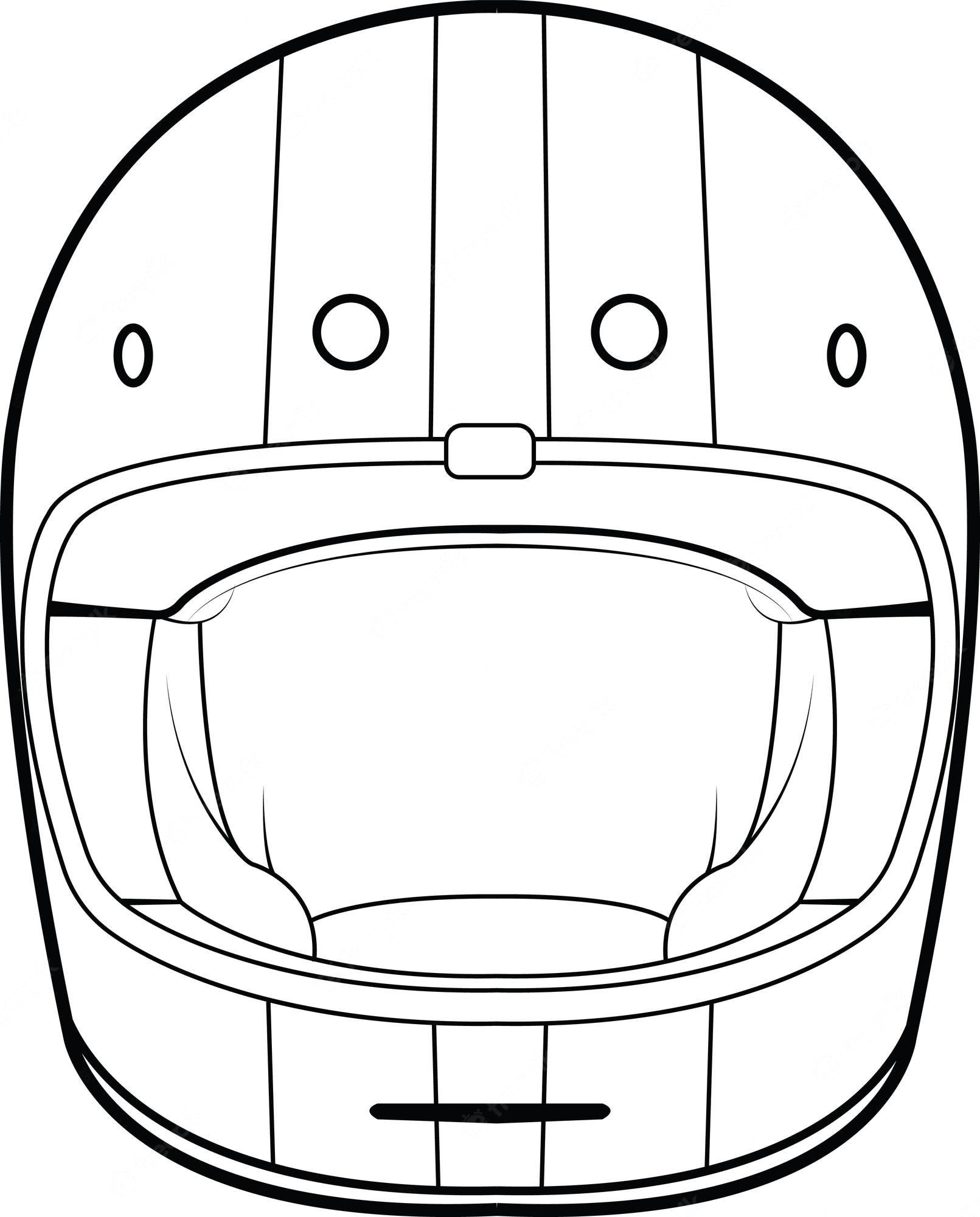 Helmet outline Vectors & Illustrations for Free Download | Freepik