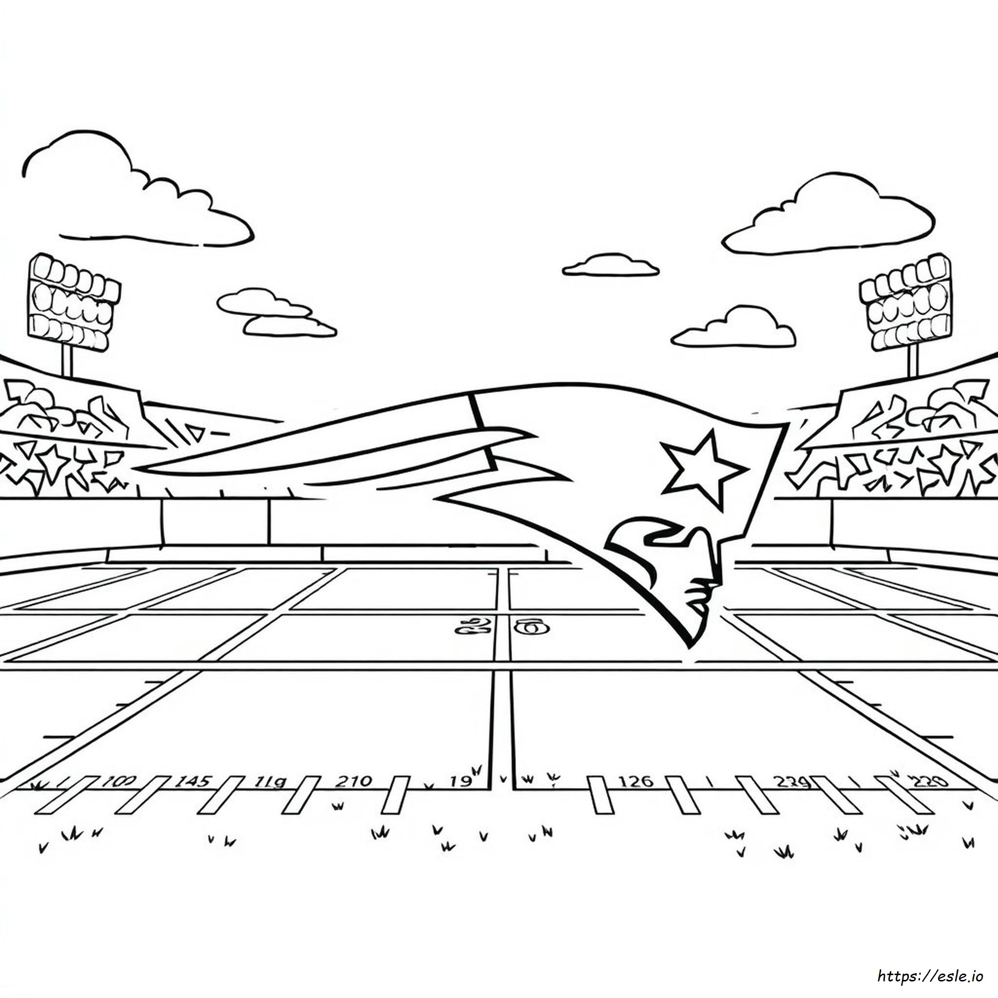 New England Patriots Logo Coloring Pages
