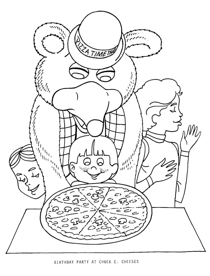 Chuck E. Cheese Coloring Pages | Coloring Books at Retro Reprints - The  world's largest coloring book archive!