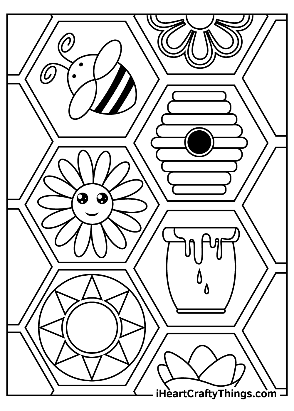 Bee Coloring Pages (Updated 2021)