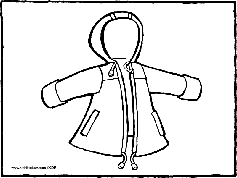 raincoat colouring page page drawing picture 01k | Cajas para joyas,  Dibujos para colorear, Dibujos únicos