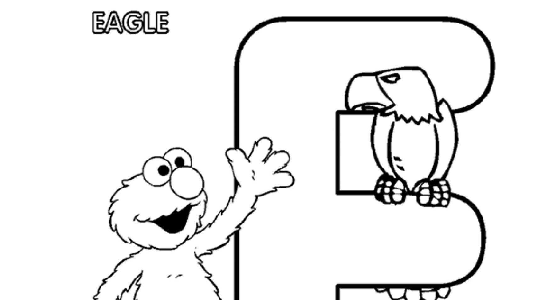 The Letter E Coloring Page | Kids Coloring… | PBS KIDS for Parents