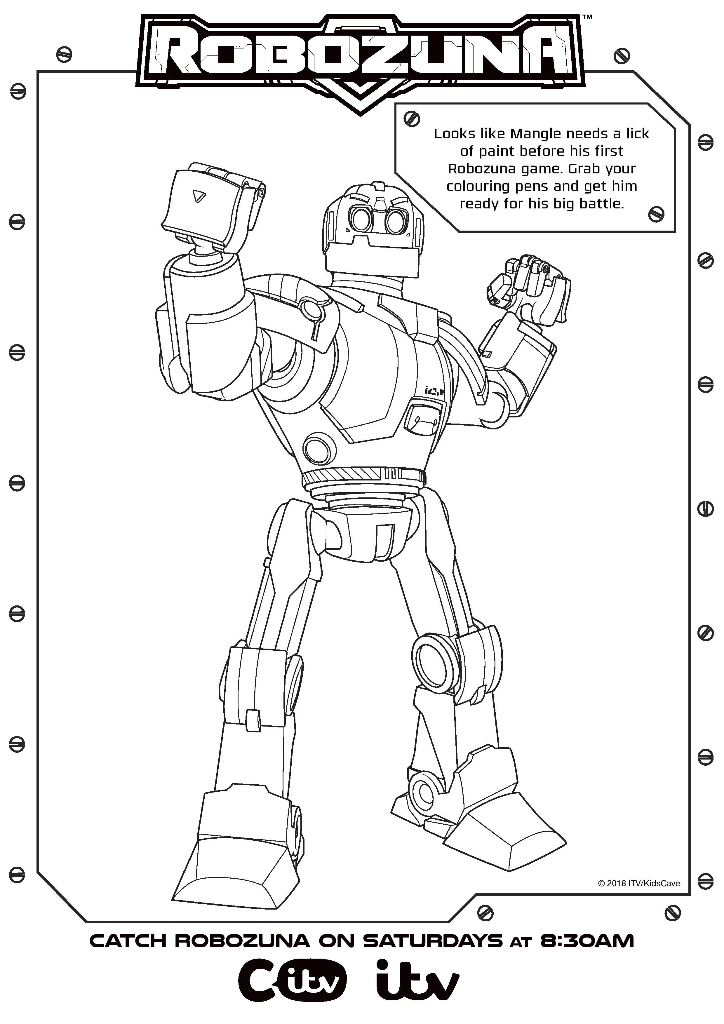 Robozuna Activity Sheets Printables - In The Playroom
