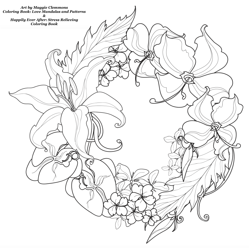 Free Coloring Pages From Maggie Clemmons – Adult Coloring Worldwide