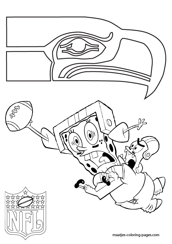 Nfl Mascots - Coloring Pages for Kids and for Adults