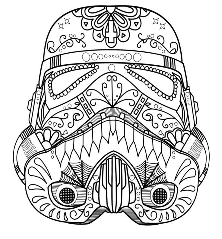 Skull Coloring Pictures - Coloring Pages for Kids and for Adults