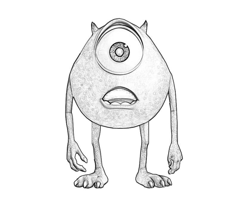 11 Pics of Mike From Monsters Inc Coloring Pages - Mike Monsters ...