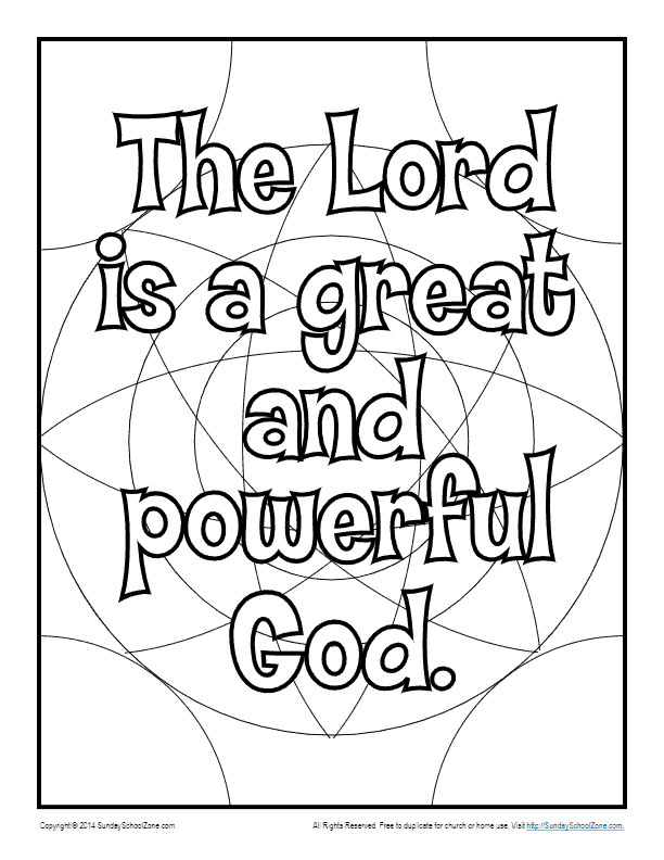 Free Bible Coloring Pages for Kids on Sunday School Zone