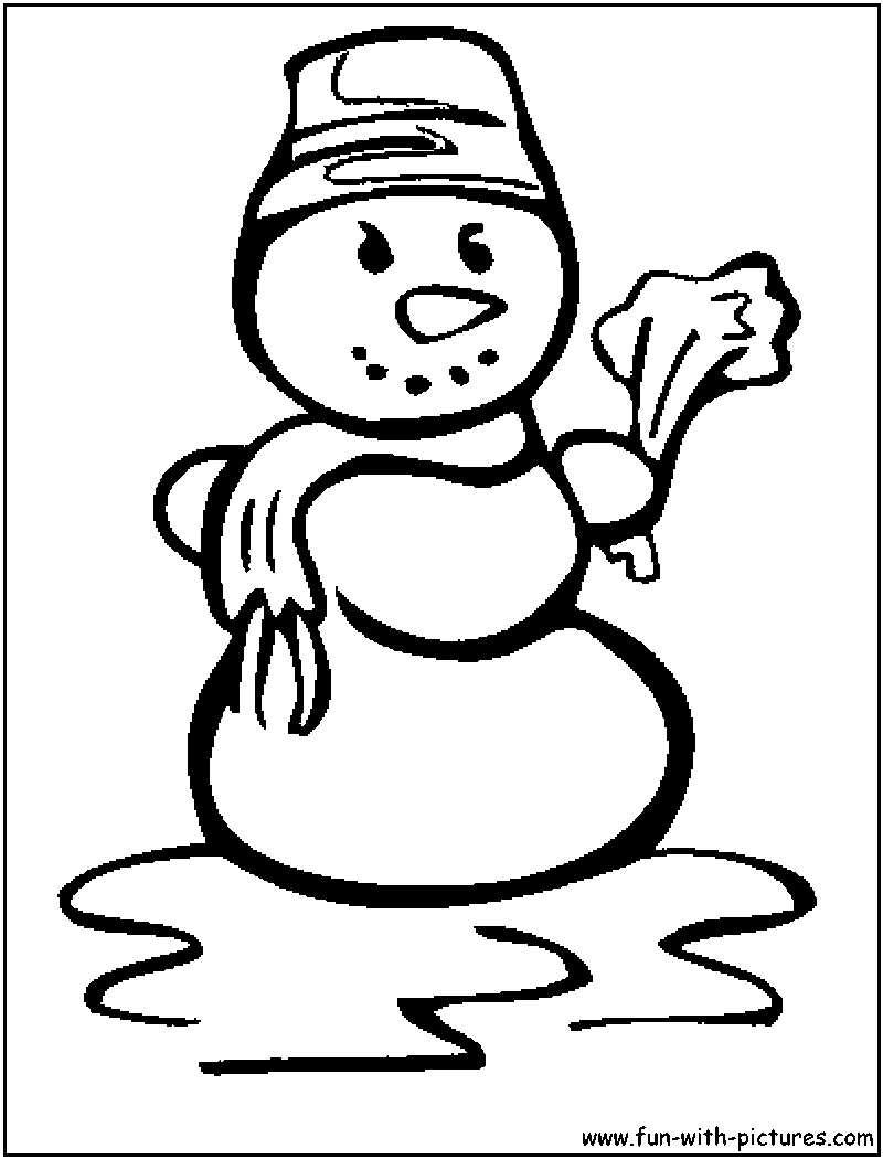 Snowman Coloring Pages - Free Printable Colouring Pages for kids to print  and color in