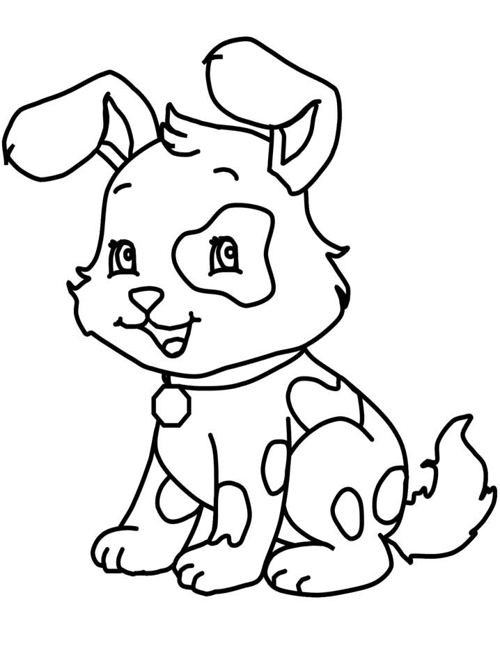 Puppies Coloring Pages Dog Coloring Pages Free Printable Dog Puppy ...
