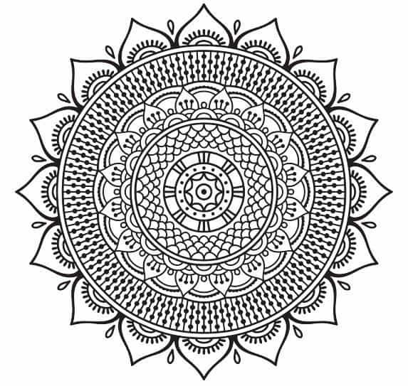 8 Free Printable Mandala Coloring Pages| The Mindful Word