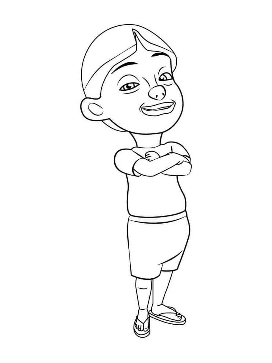 Upin & Ipin coloring pages