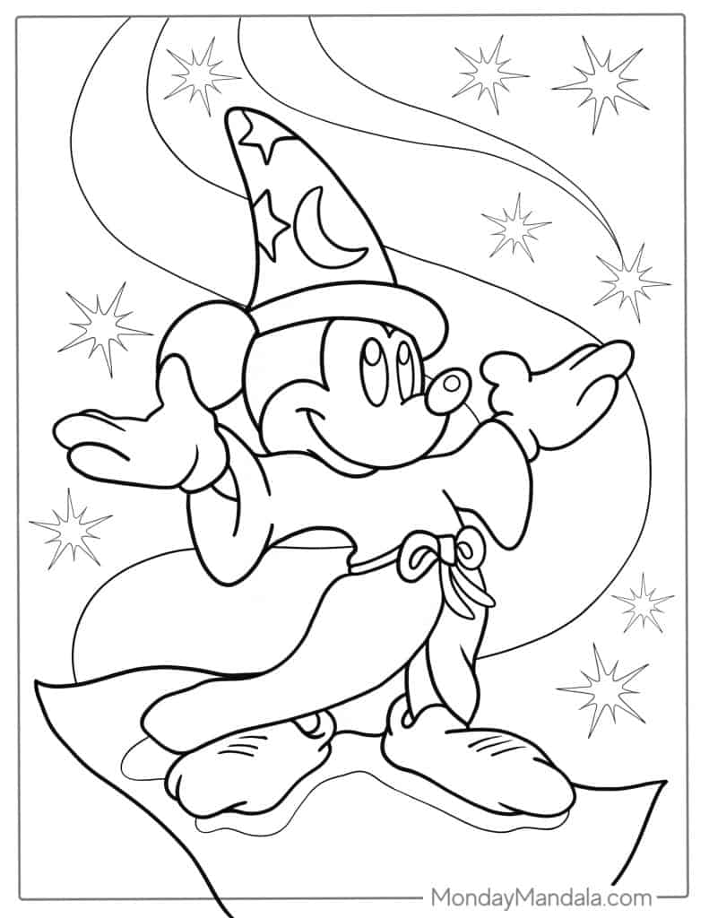 32 Mickey Mouse Coloring Pages (Free PDF Printables)