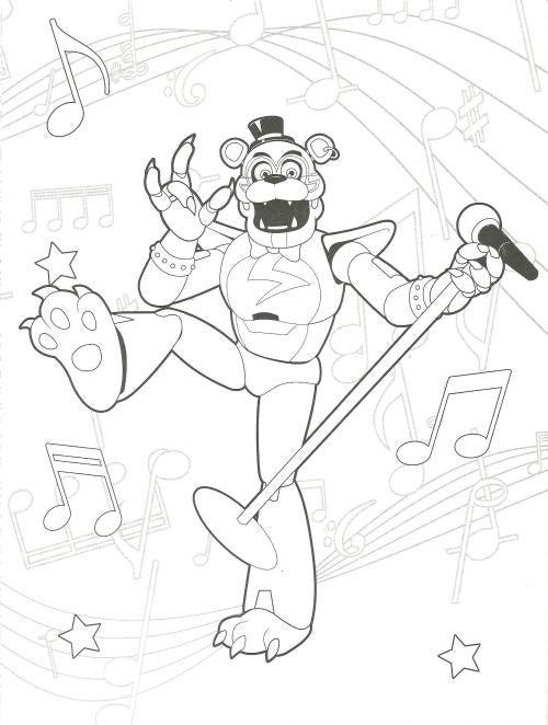 Way to go superstar! (Coloring page) : r/fivenightsatfreddys