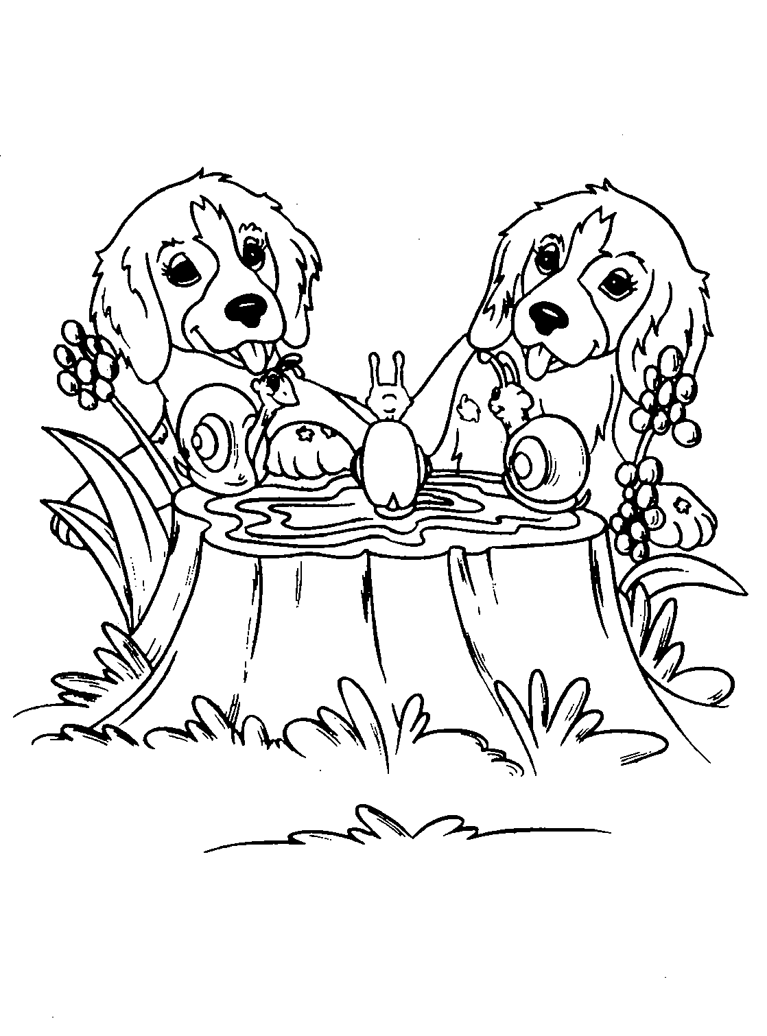 Kids Coloring Pages Free Printable Dog Coloring Pages For Kids Dog ...