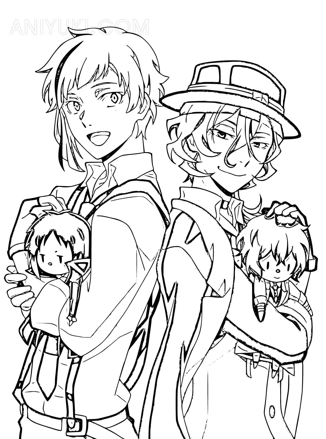 Bungou Stray Dogs Coloring Pages ...